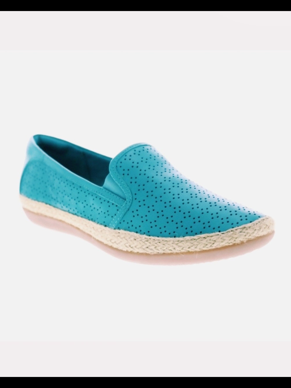 NWOT Clarks Danelly Adira Ballet Flat Turquoise Leather slip on Women 10